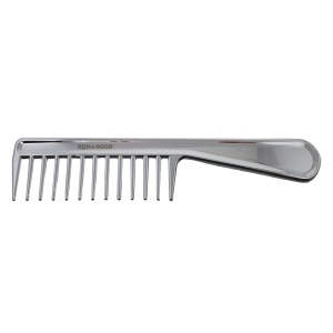 Pieptene crom, cu maner si dinti lati 21,5 x 4 cm, Koh-I-Noor, 7130KK