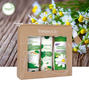 Set cadou îngrijire corp Herbacin Body Care Fresh Herbacin 750 ml