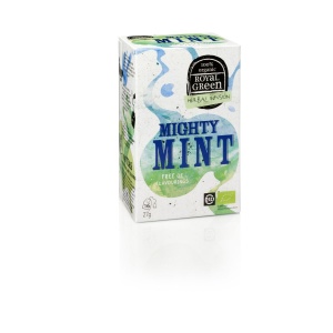 Ceai ecologic Mighty Mint, Royal Green, 27 gr, 16 plicuri