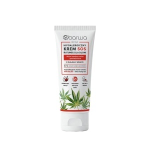 Cremă de măini hipoalergenică SOS Relief cu ulei de cânepa Barwa Cosmetics 75 ml