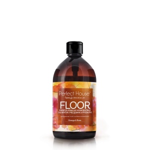 Detergent profesional curatare podele universal cu portocale si trandafiri Perfect House Barwa Cosmetics 480 ml