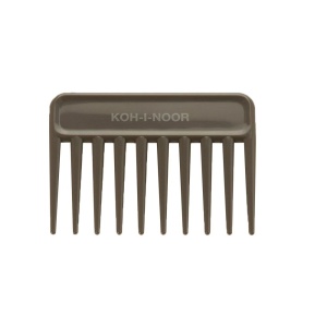 Pieptene gri afro, 9 x 7 cm, Koh-I-Noor, 8131S