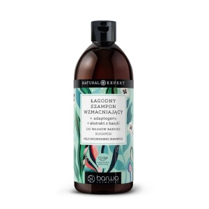 Sampon hranitor Natural Expert cu adaptogeni si extract de busuioc, Barwa Cosmetics, 480 ml