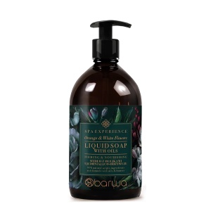 Sapun lichid hranitor si fermitate cu uleiuri din portocale si flori albe Spa Experience Barwa Cosmetics 380 ml
