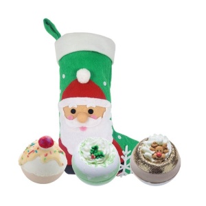 Set cadou Santa`s Stocking, 3 produse Bomb Cosmetics