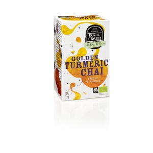 Ceai ecologic Golden Turmeric, Royal Green, 27 gr, 16 plicuri