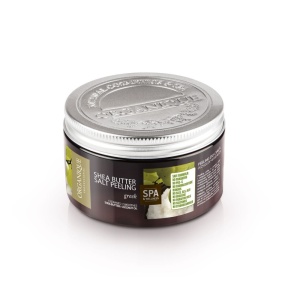 Exfoliant corp cu unt de shea măsline și struguri Organique 450 ml