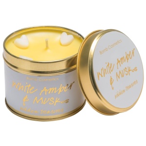 Lumanare parfumata White Amber & Musk, Bomb Cosmetics