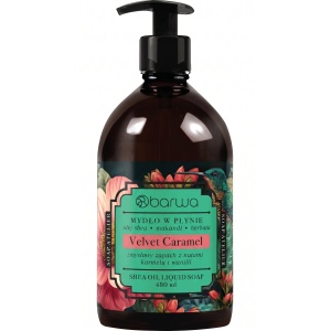 Sapun lichid Velvet Caramel cu ulei de shea Barwa Atelier Barwa Cosmetics 480 ml