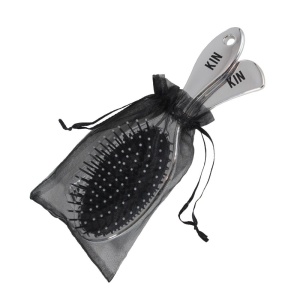 Set cadou argintiu metalic, perie și pieptene, Koh-I-Noor, K010-SM