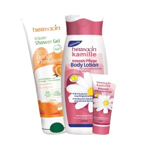 Set cadou de dus si corp Hautgluck Herbacin - Img 2