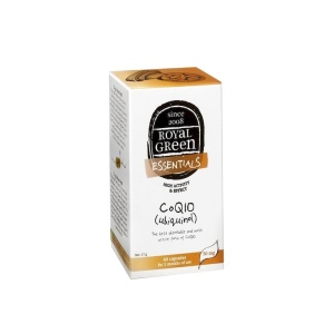 Coenzima Q10 Ubiquinol si Vitamina C Royal Green 60 capsule vegetale