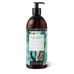Gel de duș Natural Expert cu ceai alb și extract de măsline Barwa Cosmetics 480 ml