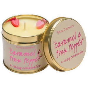 Lumanare parfumata Caramel & Pink Pepper, Bomb Cosmetics