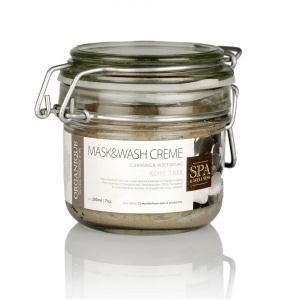 Masca pentru corp cu argila ghassoul si grepfruit, Organique, 200 ml