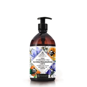 Sapun lichid Brawa Botaniki cu Portocale dulci si Iris Barwa Cosmetics, 500 ml