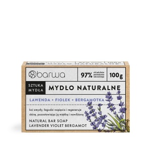 Sapun Natural cu levantica, violete si bergamota Barwa Cosmetics 100 g