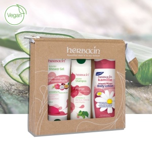 Set cadou îngrijire corp Herbacin Body Care Fruity Herbacin 750 ml