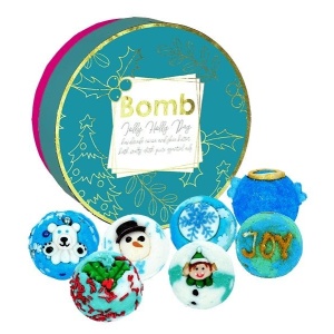 Set cadou Jolly Holly Day Creamer, 7 produse, Bomb Cosmetics