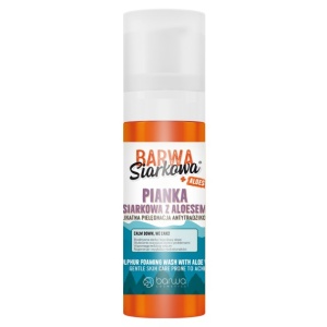 Spuma de curatare faciala cu sulf si Aloe Vera, Barwa Cosmetics, 150 ml