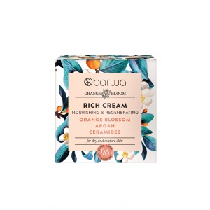 Cremă facială nutritivă și regenerantă cu argan și ceramide Orange Blossom Barwa Cosmetics 50 ml