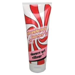 Gel de duș Forever cu Capșuni Village Cosmetics 200 ml