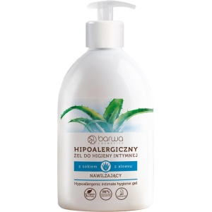 Gel hipoalergenic pentru igiena intima cu suc de aloe vera si alantoina Barwa Cosmetics, 500 ml