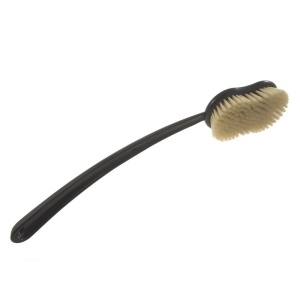 Perie de baie cu mâner detașabil culoare neagră 46 x 8 cm peri păr natural Koh-I-Noor SC127N