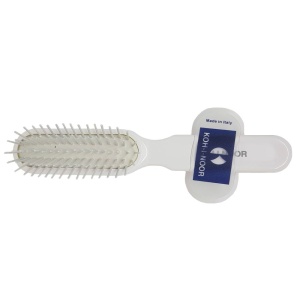 Perie pneumatica alba cu peri cilindrici din plastic, Koh-I-Noor, 8108V