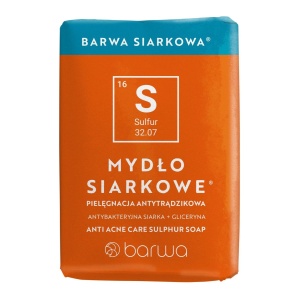 Sapun cu sulf ingrijirea tenului acneic de la Barwa Cosmetics, 100 g