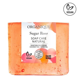 Sapun natural, vegan Sugar Rose, Organique Cosmetics, 100 g