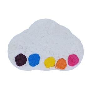 Sare de baie Watercolours Raining Rainbows, Bomb Cosmetics, 150 g