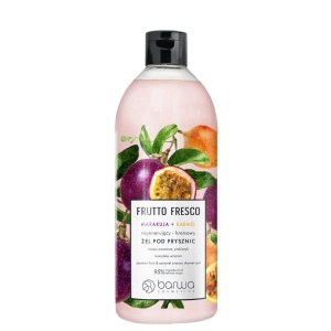 Cremă de duș regenerantă Frutto Fresco cu fructul pasiunii și caramel Barwa Cosmetics 480 ml