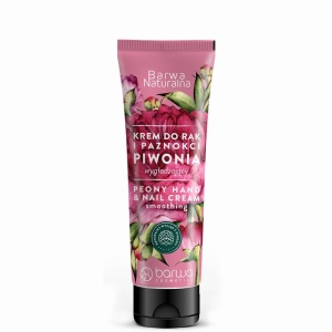 Cremă de mâini cu flori de bujori 100 ml Barwa Cosmetics