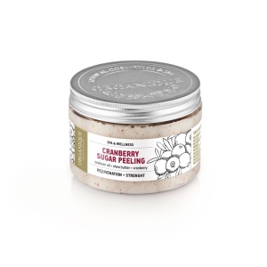 Exfoliant corp anti-îmbătrânire cu merișoare Organique 450 ml