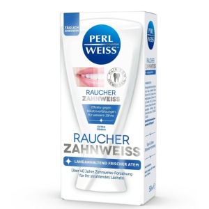 Pasta de dinti albire, pentru fumatori Perl Weiss Raucher 50 ml