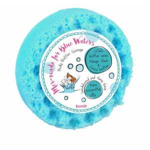 Sapun cu burete pentru masaj Mer-made for Blue Water, Bomb Cosmetics