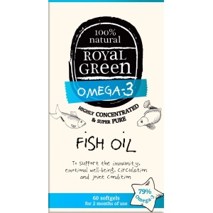 Ulei de peste, Royal Green, 30 capsule