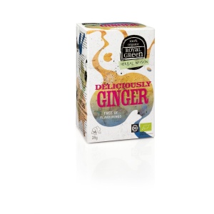 Ceai ecologic Deliciously Ginger, Royal Green, 27 gr, 16 plicuri