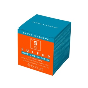 Crema hidratanta cu sulf, pentru ten acneic, Barwa Cosmetics, 50 ml