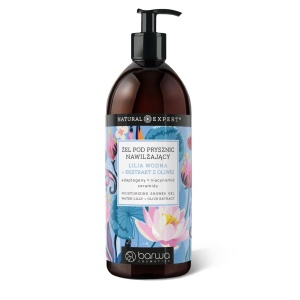 Gel de duș Natural Expert cu flori de nufăr și extract de măsline Barwa Cosmetics 480 ml