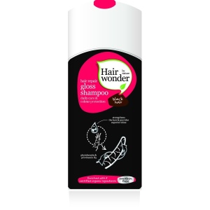 Sampon GLOSS par negru, Hairwonder, 200 ml