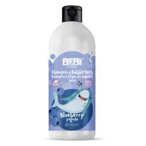 Sampon si spuma de baie, cu coacaze, 2 in 1 pentru copii, Barwa Cosemtics, 500 ml