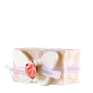 Sapun decorativ fluture bej si glicerina, Organique, 100 gr