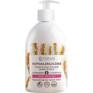 Sapun lichid hipoalergenic cu germeni de grau Barwa Cosmetics, 500 ml