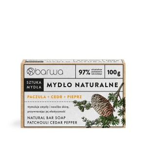 Sapun Natural cu patchouli, cedru si piper Barwa Cosmetics 100 g