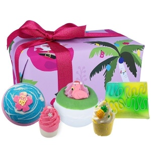 Set cadou Christmas Tropicana 5 produse Bomb Cosmetics