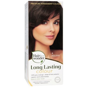 Vopsea par Long Lasting Colour 4 Medium Brown Hairwonder