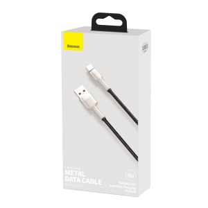 BASEUS Cablu USB-A la USB-C 1M Cafule Metal, 66W