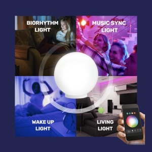 GBC Lampă LED de masă RGB CCT Smart Wi-Fi 5W, enervolt.ro